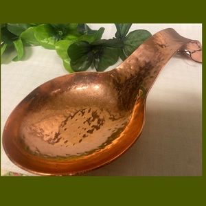Copper Spoon Rest.